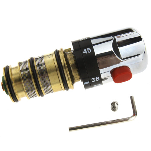 Thermostatic Bath Mixer Tap Shower Valve Handle Spare Repair Cartridge Kit Hot