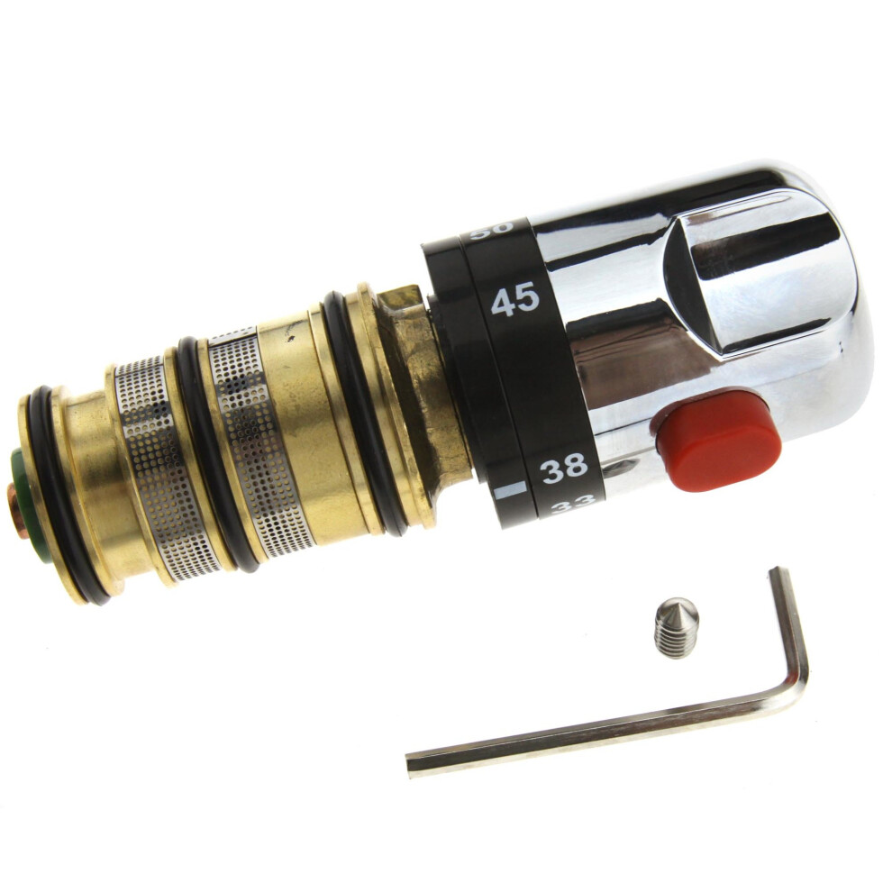 Thermostatic Bath Mixer Tap Shower Valve Handle Spare Repair Cartridge Kit Hot 4894670194116