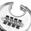 2pcs Combination Discus Padlock Round Pad Lock Set 4-Digit Designed 70mm 7