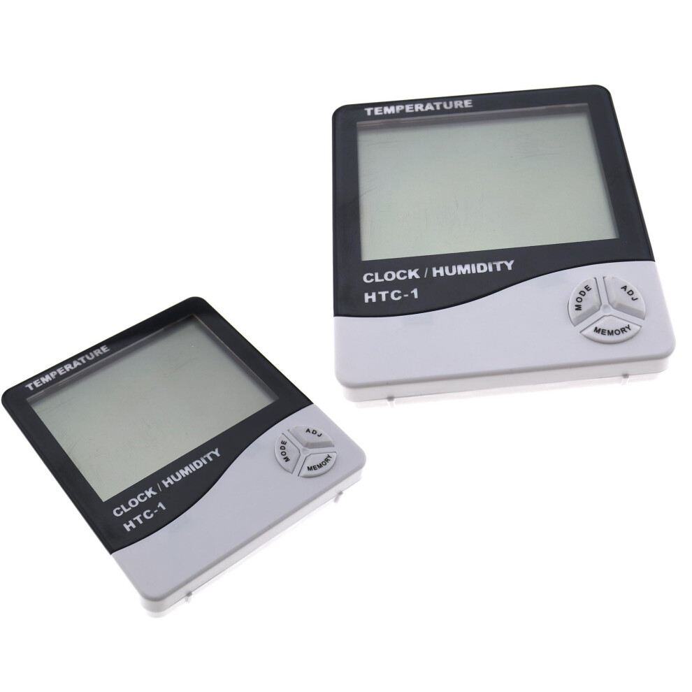 2Pcs Mini Digital Thermometer Humidity Meter Indoor Temperature LCD Hygrometer
