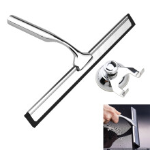 Steel Window Glass Wiper Cleaner Squeegee Shower Bathroom Mirror Brush