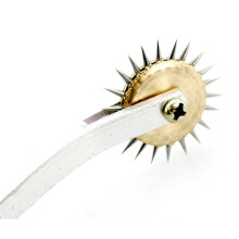 4mm Overstitch Wheel Wood Handle Leather Craft & Sewing Stitch Spacing Tool