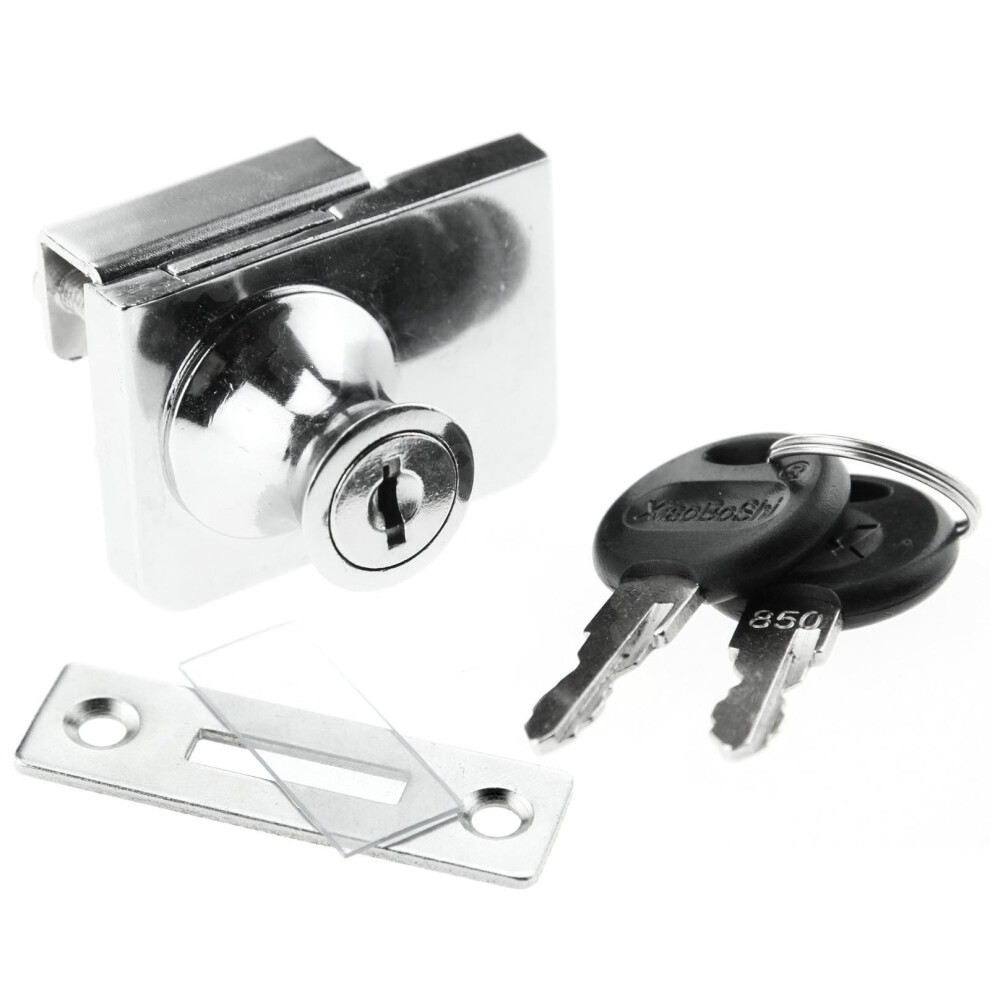 Chrome Glass Cabinet Lock For Ikea Detolf Argos Hinged Glass Display Cabinets