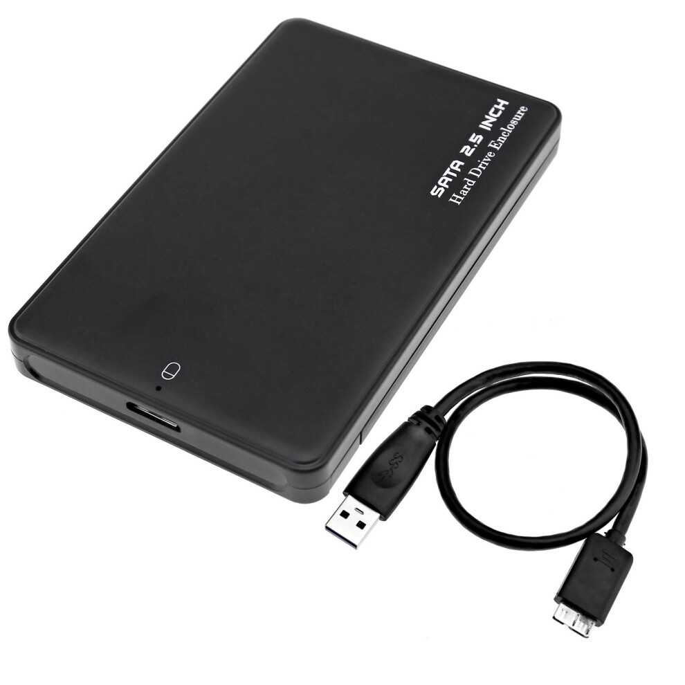 Usb 3.0 Hard Drive External Enclosure 2.5Inch Sata Ssd Disk Box Case Caddy Black 4894670192556