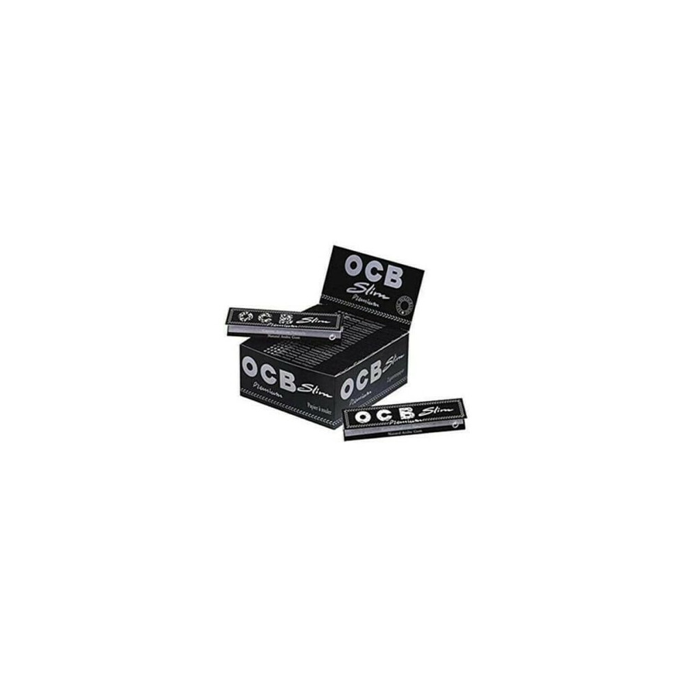 Ocb 1600 Pcs (50 Packs X 32 Pcs) Premium King Size Slim Cigarette Rolling Papers 1 Box