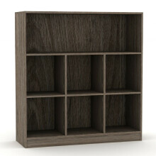 (Oak, Wide) Wooden Bookcases | Tall or Wide Storage Rack Units