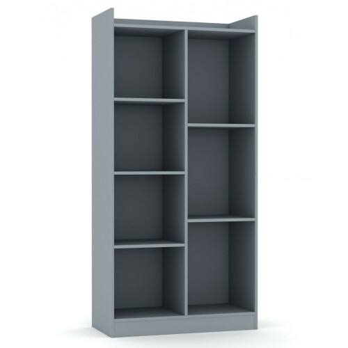URBN Living (Grey, Tall) Wooden Bookcases | Tall or Wide Storage Rack Units