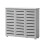 Timber Art Design UK 5 Tier Shoe Storage Cabinet 3 Door Cupboard Stand Rack Unit Grey 6