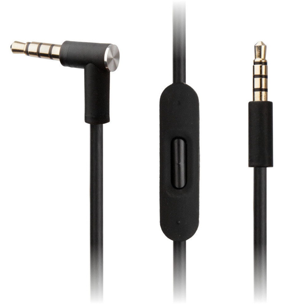 Audio Cable For Beats By Dr Dre Solo3 Studio 3.0 Headphones W Microphone Black 5056309662000