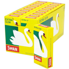 2400 PCS (20 PACKS X 120 PCS) SWAN EXTRA SLIM PRE CUT FILTER TIPS CIGARETTE SMOKING
