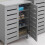 Timber Art Design UK 4 Tier Shoe Storage Cabinet 2 Door Cupboard Stand Rack Unit Grey 5
