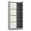 URBN Living (Grey, Cream) Bookcase with Fabric Drawers | 7 Cube Wooden Unit 1