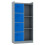 URBN Living (Grey, Dark Blue) Bookcase with Fabric Drawers | 7 Cube Wooden Unit 1