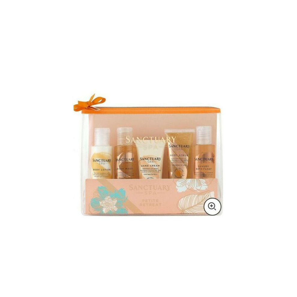 Sanctuary Spa - 5 Item - Petite Retreat Bath & Body Zipped Gift Bag Set