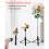 Ranpo Portable Selfie Stick Phone Tripod + Bluetooth Remote & Fill Light 2