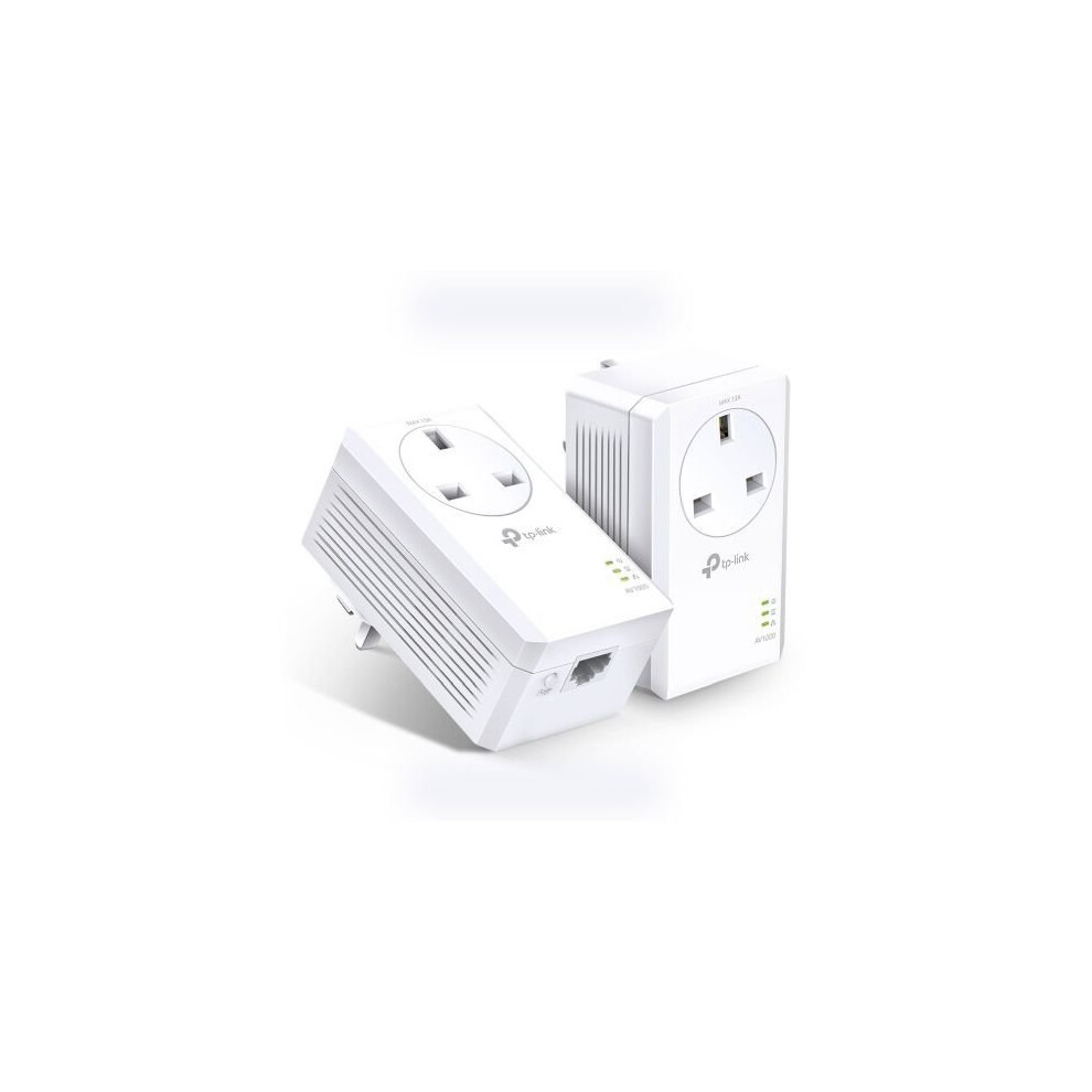 TP-LINK TL-PA7017P KIT AV1000 Gigabit Passthrough Powerline Starter Kit, OFDM, 8 - Image 6