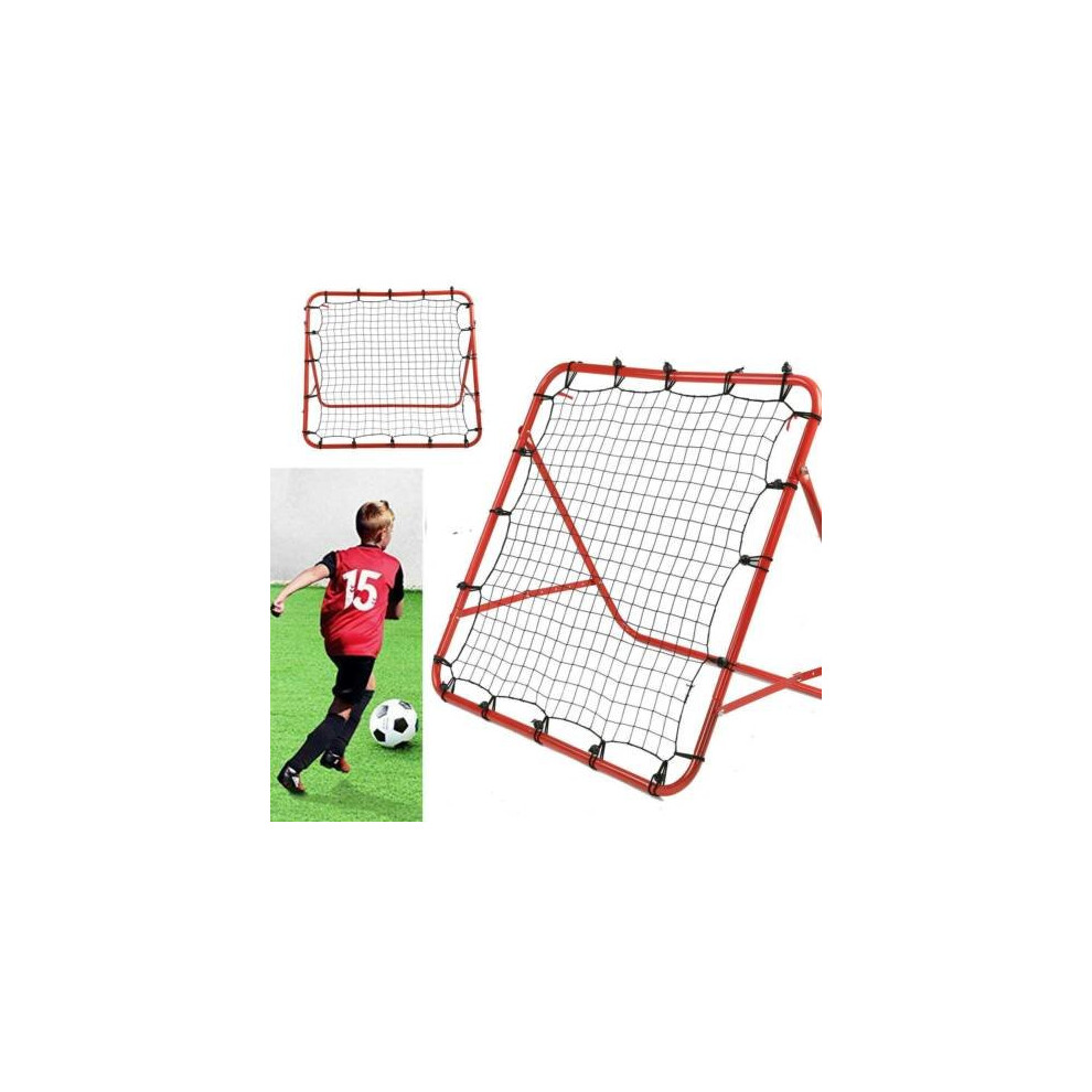 Kids Rebounder Net Ball Kickback Soccer Goal Football Net Training