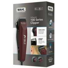 WAHL GROOMEASE100 SERIES 10 PIECE SET HAIR CLIPPER SHAVER UK SELLER BURGUNDY