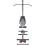 GYM MASTER Stationary Lat Pulldown Machine with Extra Pulley for Seated Rows and Strap for Weighted Ab Crunches 3