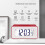(White) Digital Snooze LED Alarm Clock Backlight Time Calendar Thermometer Temperature 7