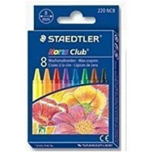 Staedtler 220 NC8 Noris Club Wax Crayon (Pack of 8)