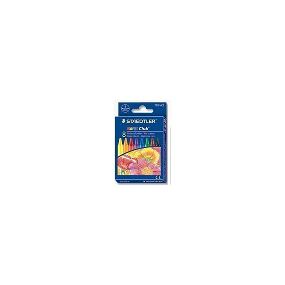 Staedtler 220 NC8 Noris Club Wax Crayon (Pack of 8)