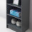 Timber Art Design UK Small 3 Tier Cube Bookcase Display Shelving Storage Unit Furniture Dark Grey 6