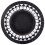 VidaXL vidaXl Mosaic Fire Pit Black & White 68cm Ceramic Tile Firepit Garden Stove 3