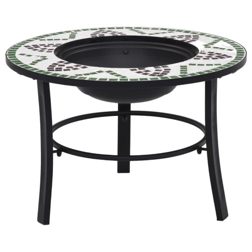 VidaXL vidaXl 68cm Green Mosaic Fire Pit Table
