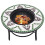VidaXL vidaXl 68cm Green Mosaic Fire Pit Table 3