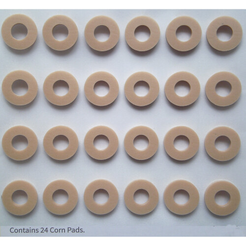 24 x Round Corn Foam Pads Cushion Adhesive Protective Ring Plasters 2
