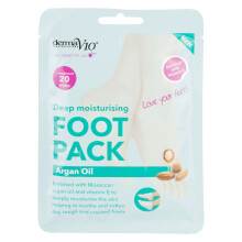 (Argan) Derma V10 Foot Peel Sock Mask Baby Soft Feet Removes Dead Skin Foot Packs