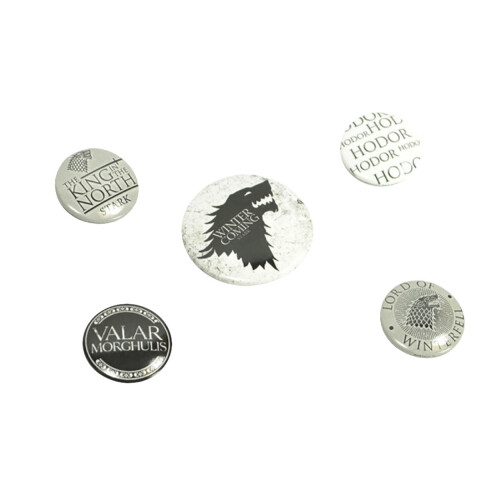 Game of Thrones Game Of Thrones Unisex Badge Set Pack Of 5