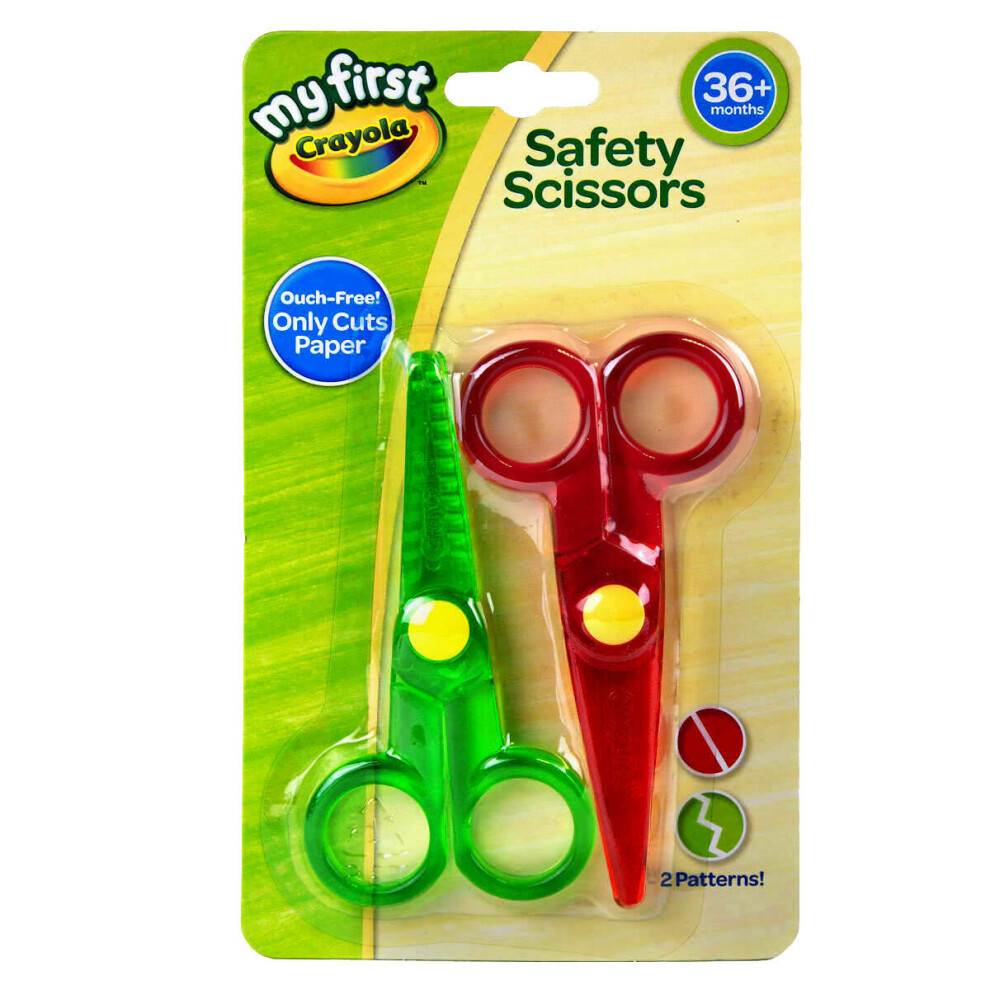 Crayola Scissors My First Plastic Children's Safety Scissors - 2 Pack