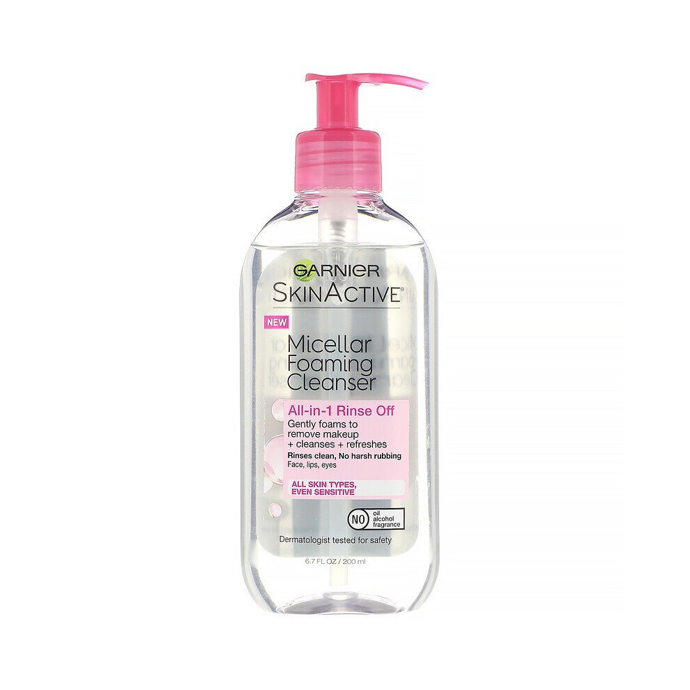 Garnier, SkinActive, Micellar Foaming Cleanser, All Skin Types