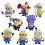8 stk Minion-figurer som legetøj – gave til børn – pynt 1