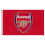 Arsenal FC Core Crest Flag 2