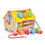 Wooden Musical Toy House | Interactive Shape Sorter Activity Set 1
