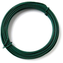 Green Plastic Coated Garden Wire, 2.0 mm Diameter x 20 Metre Fencing Trellis Construction