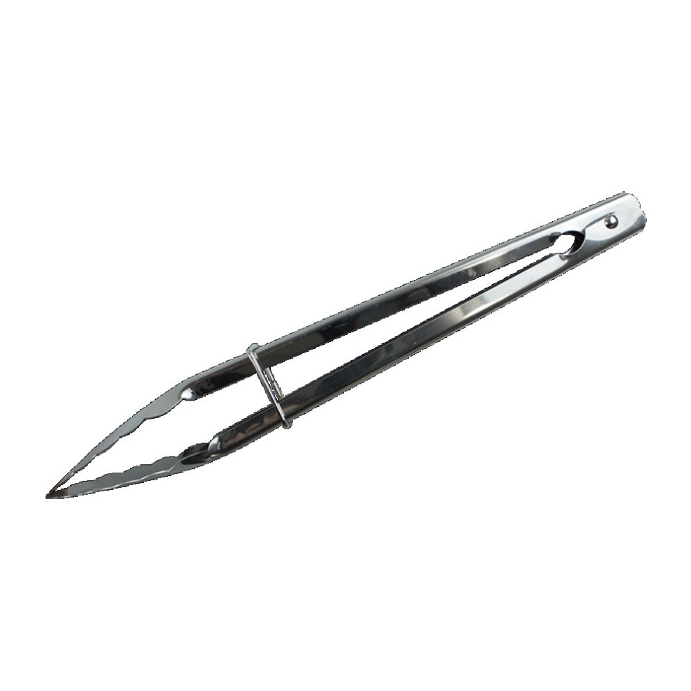 Stainless Steel Tongs Cooking BBQ Pasta Salad Food Serving Kitchen Tool Utensil