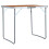 vidaXL Foldable Camping Table with Metal Frame 80x60cm Portable Table Desk 3