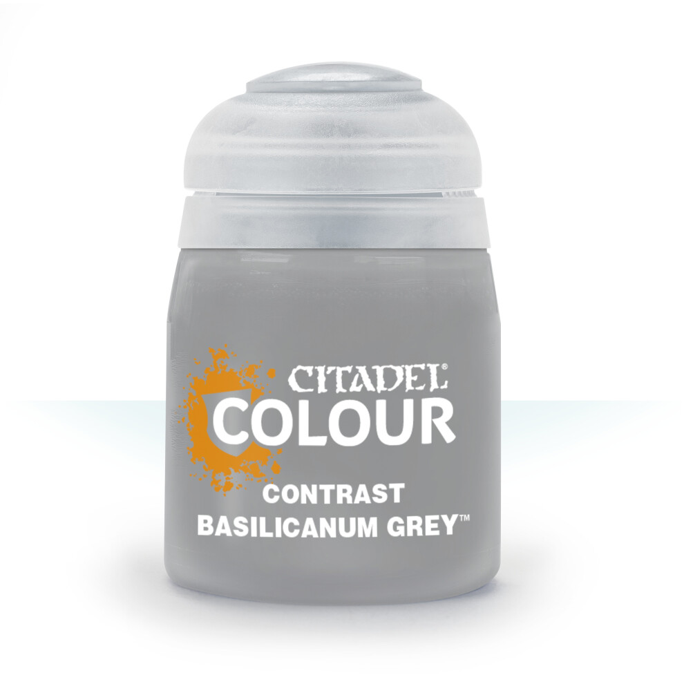 Games Workshop    Colour Contrast: Basilicanum Grey (18ml) Paint