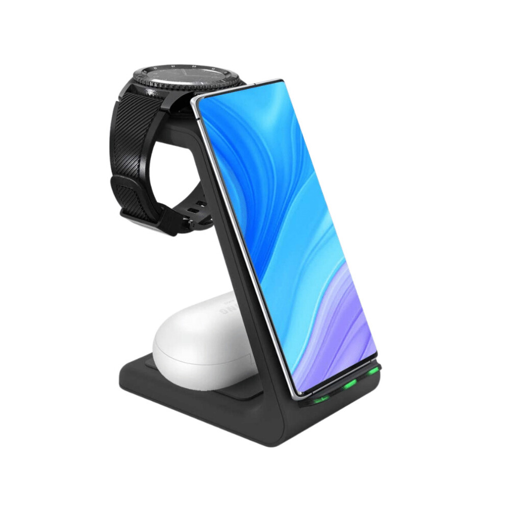 (Samsung Galaxy) 3 In 1 Qi Enabled Wireless Charging Station