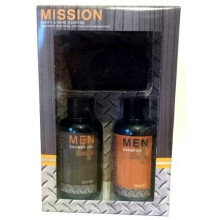 Mens Shower/Bath Gift Set - Shower Gel - Shampoo - Face Cloth