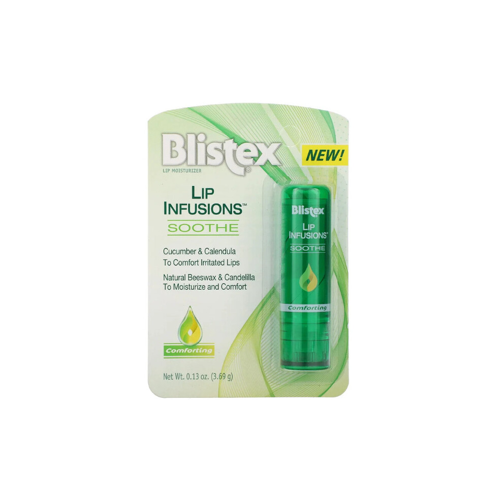 Blistex, Lip Infusions, Lip Moisturizer, Soothe, 3.69g