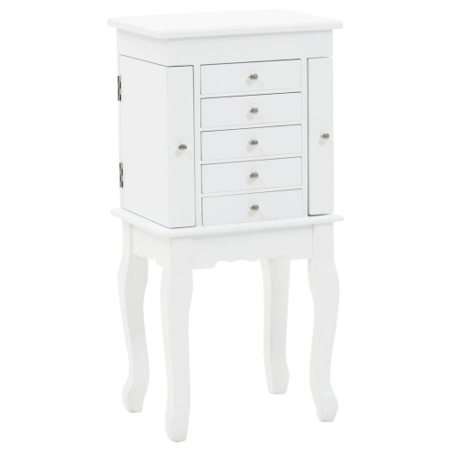 VidaXL vidaXL Freistehender Schmuckschrank Wei 1