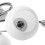 VidaXL Ceiling Lamp with Ceramic Shades for 5 E14 Bulbs White Bowl 7