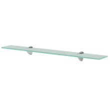 vidaXL Wall Floating Shelf Panel Glass Sheet Plate Storage Room Shelving Display