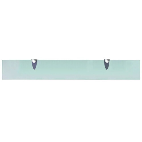 VidaXL vidaXL Wall Floating Shelf Panel Glass Sheet Plate Storage Room Shelving Display 2