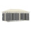 VidaXL vidaXL Pavillon mit Moskitonetz 6x3x2,73 m Creme 1